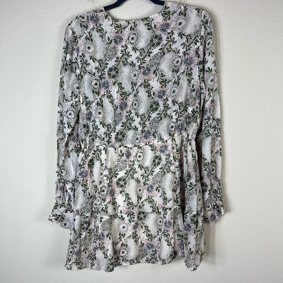 Free People Stealing Fire Mini Dress in Ivory Size Medium - Picture 5 of 7